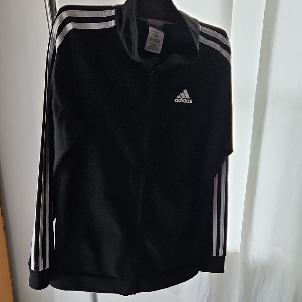 Adidas Youth Boys Black Track Jacket